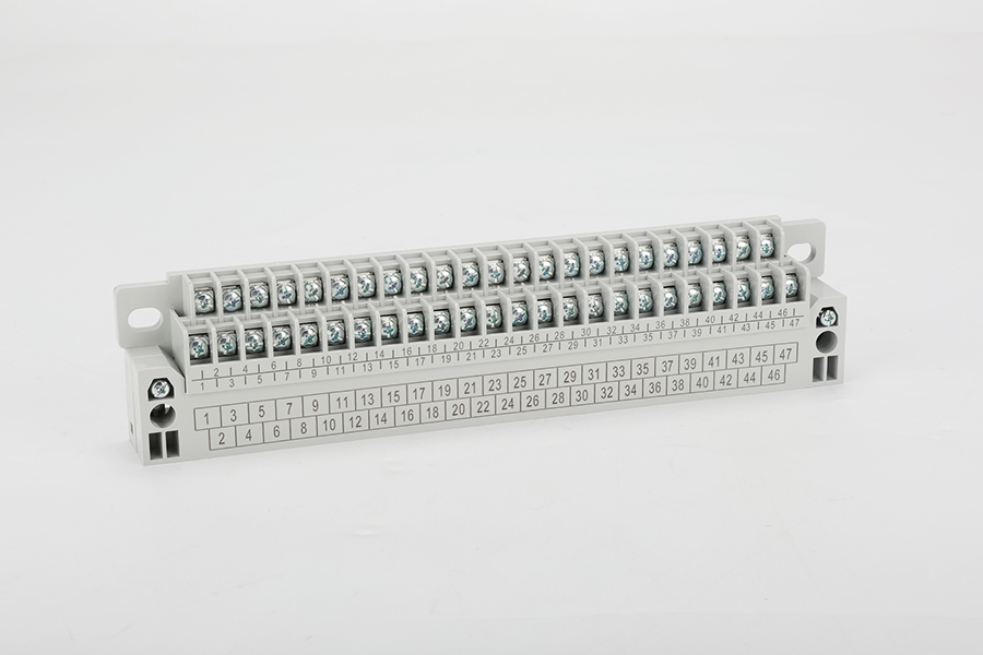 DW45-47G 回路固定式接线端子 白灰色（激光打标）